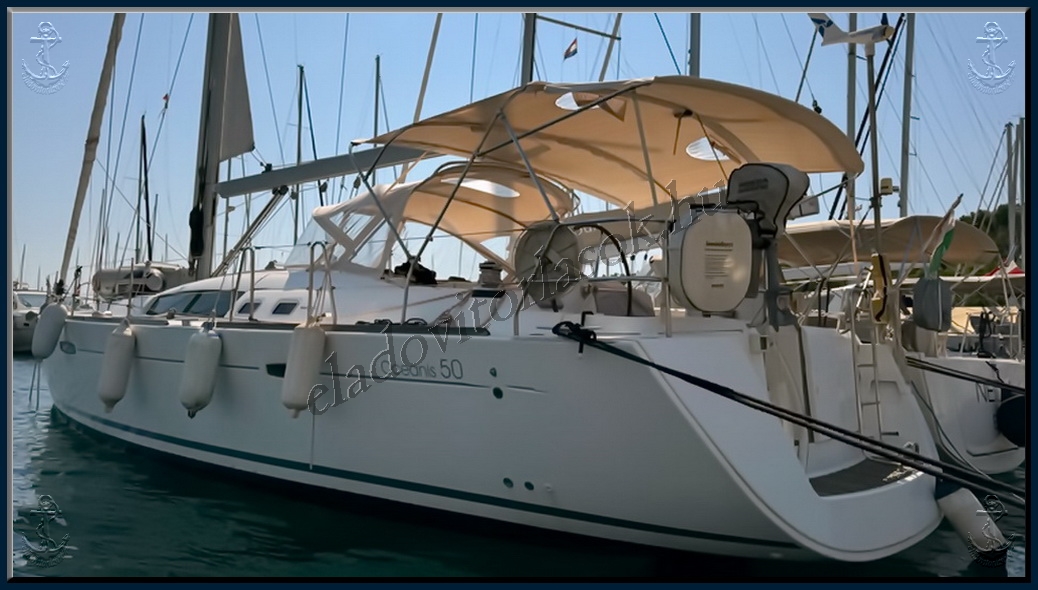 Eladó Beneteau Oceanis 50 vitorlás horvát kikötőhellyel: http://eladovitorlasok.hu