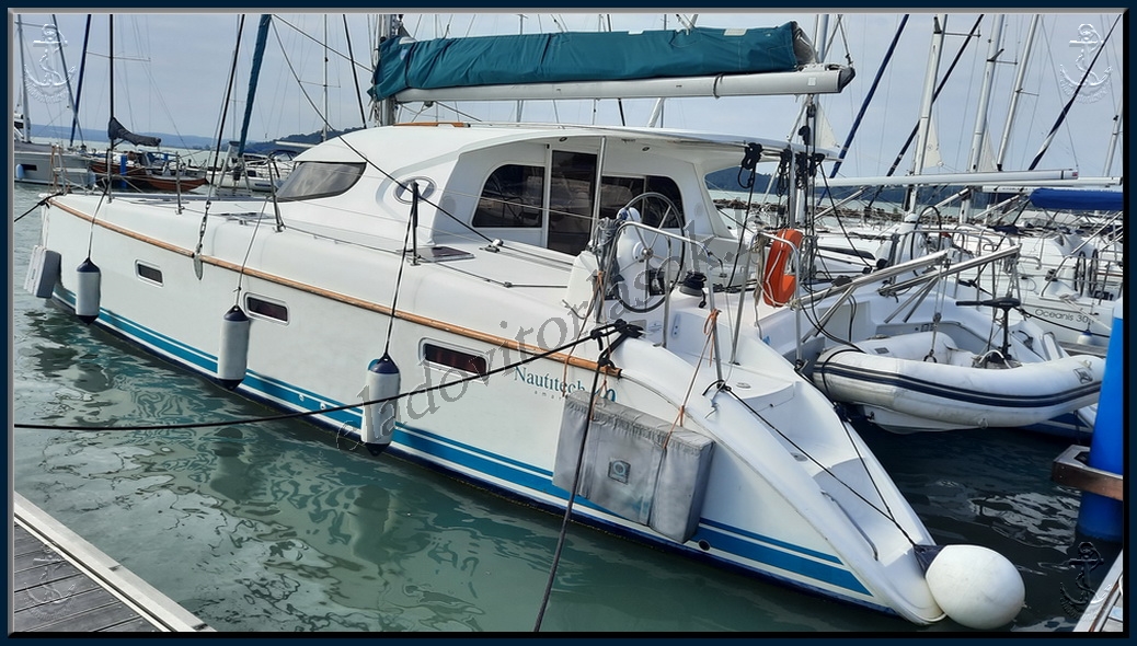 Eladó Nautitech 40 Catamaran vitorlás a Balatonon: http://eladovitorlasok.hu